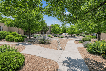 Near walking and jogging paths
